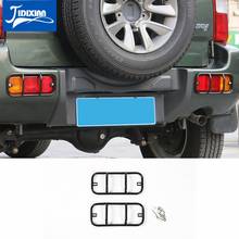 JIDIXIAN Lamp Hoods Metal Car Rear Bumper Tail Fog Light Lamp Cover Protect Decoration for Suzuki jimny 2007-2017 Accessories 2024 - buy cheap