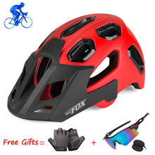 BATFOX Road Cycling Helmet Men Women Breathable Mountain Bike Safety Cap Add Cycling Glasses Integrally-mold Casco Ciclismo 2024 - buy cheap