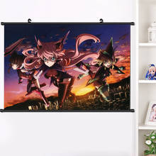Senki zesshou-symphogear tachibana hibiki, póster de desplazamiento de pared de Anime, póster colgante de pared, colección de decoración del hogar de moda, 40 × 60cm 2024 - compra barato