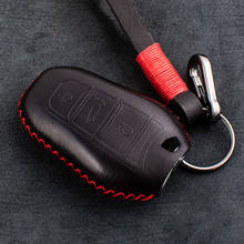 1 шт. натуральная кожаный чехол для автомобильных ключей, чехол для ключей для Citroen DS6 DS5 DS3 DS4 DS7 5LS/DS 4S автомобильные аксессуары 2024 - купить недорого