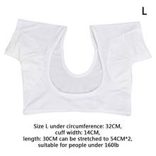 1 Pc T-shirt Shape Sweat Pads Reusable Washable Underarm Armpit Sweat Pads Perfume Absorbing Anti M Model Weight Is Under 2024 - buy cheap