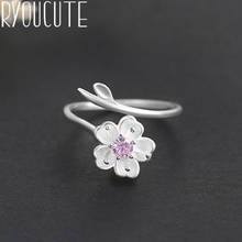 Punk Vintage Silver Color Flower Rings for Women Gifts Ladies Finger Rings Statement Jewelry Wholesale 2024 - buy cheap