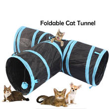 Pet Tunnel Cat Play Tunnel Foldable Cat Tunnel Kitten Toy Bulk Toys Rabbit Tunnel Cat Cave 2024 - buy cheap