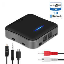 2 в 1 Bluetooth 5,0 передатчик приемник аудио музыка беспроводной USB адаптер 3,5 мм для ТВ ПК 2024 - купить недорого