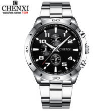 CHENXI-reloj analógico de cuarzo para hombre, nuevo accesorio de pulsera resistente al agua con calendario, complemento Masculino de marca de lujo con diseño militar, perfecto para regalo 2024 - compra barato