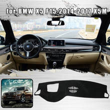 Car Dashboard Avoid Light Pad Instrument Platform Desk Cover Mat Carpets for BMW X5 F15 2014-2017 X5M 2024 - buy cheap
