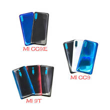 Tapa trasera de la batería para Xiaomi Mi 8, 9, 9T, CC9, CC9e /A3, cubierta trasera de cristal + logotipo 2024 - compra barato