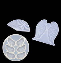 wing fans charms pendant Silicone Mold for jewelry Resin Silicone Mould handmade tool UV epoxy resin molds decorative art 2024 - buy cheap