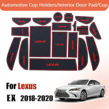 Door groove mat Gate Slot Cup Pad For Lexus ES ES200 260 300h 350 2018-2020 Anti-Slip Mat Interior Cup Holders Non-slip Mats 2024 - buy cheap