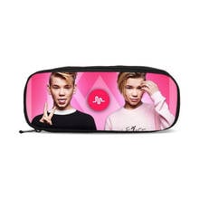 Hip Hop Style Cool Marcus And Martinus Prints Purse Girls Boys Pencil Case School Supplies Pencil Box Pen Purse Organizer Wallet 2024 - buy cheap