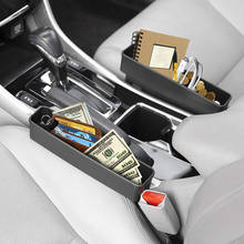 Caja de almacenamiento multifunción para hueco de asiento de coche, organizador, consola de monedas, bolsillo lateral, accesorios interiores, caja de alta calidad, novedad 2024 - compra barato