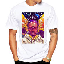 Adolescente camiseta masculina manga curta, camiseta estampada engraçada masculina da moda ilusão, camiseta hipster 2024 - compre barato