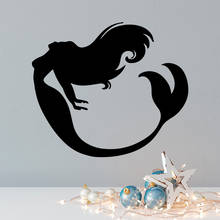 Cartoon Mermaid Wall Sticker House Decoration Vinyl Art DIY naklejki for girls bedroom wall decals mural viny for wall 2024 - buy cheap