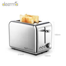 Original Deerma Bread Baking Machine Electric Toaster Household Automatic Breakfast Toast Maker Kitchen Grill Oven 2024 - buy cheap