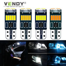 4pcs Canbus W5W T10 Car LED Interior Light Width Lamp Auto License Plate Bulb For lada vesta granta Kalina niva seat leon ibiza 2024 - buy cheap