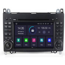 Android 9,0 2din автомобильное радио для машины DVD мультимедиа для Mercedes Benz B200 A B Class W169 W245 Viano Vito W639 Sprinter W906 wifi gps 2024 - купить недорого