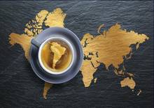 World Map Coffee Giant Art Film Print Silk Poster Home Wall Decor 24x36inch 2024 - buy cheap