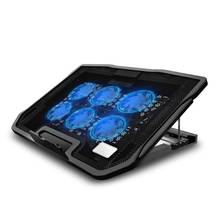 2 USB Ports Six Cooling Fans Laptop Cooler Pad Notebook Stand for 14/15.6Inch 2024 - buy cheap