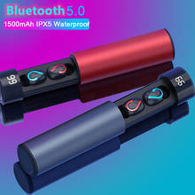 HBQ Bluetooth наушники 5,0 игровая гарнитура Мини смартфон спортивные водонепроницаемые TWS наушники беспроводные наушники с двойным микрофоном Q67 2024 - купить недорого
