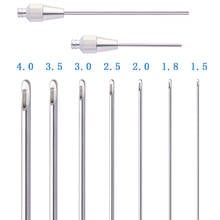 Cánulas de inyección de grasa, instrumentos de liposucción con aguja de llenado en forma de lengua 2024 - compra barato