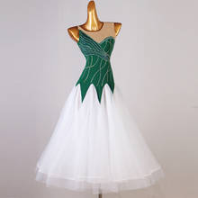 Женские платья для бальных танцев Tango стандарт вальс фламенко белый синий купить платье для бальных танцев кружевные дети 2024 - купить недорого