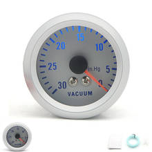 2Inch 52mm Universal Car Analog Vacuum Gauge 0-30 InHg LED Light Silver Face 2024 - buy cheap