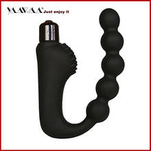 Silicone Anal Plug Vibrator Anal Expander for Man Prostate Massager Butt Plug Anal Beads Male Masturbation Anal Sex Toys 2024 - buy cheap