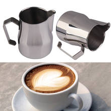 Jarra de acero inoxidable para espumar leche, herramienta de cocina para café expreso, Barista, artesanal, Latte 2024 - compra barato
