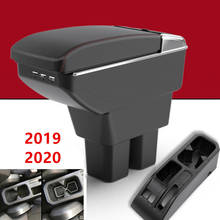 for Suzuki Jimny armrest box 2019 2020 central Store content Storage box with cup holder ashtray accessories 2024 - compre barato