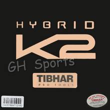 TIBHAR HYBRID K2 (Sticky rubber + German Hard Sponge, Speed & Spin) Pips-in Table Tennis Rubber Ping Pong Sponge 2024 - buy cheap