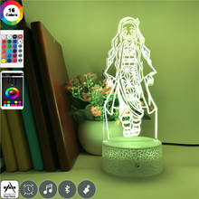 Anime 3D Desk Lamp Demon Slayer Night Light Kids Room Nightlight Kamado Nezuko Figure Children Birthday Gifts App Control 2024 - buy cheap