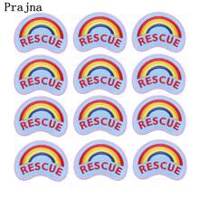 Prajna 10PCS Cheap Set Patch Rainbow Iron On Patches  Embroidered Badge Cartoon Ironing Patches Applique For Clothing Decoration 2024 - buy cheap