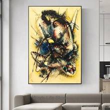 Wassily Kandinsky-ilustraciones famosas, lienzo abstracto, pinturas artísticas, carteles e impresiones, reproducciones, imágenes de pared para decoración del hogar 2024 - compra barato
