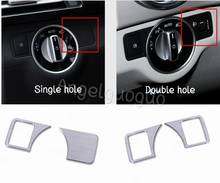 2 styles Headlight Adjustment Button Cover Trim  Car Accessories For Mercedes Benz A W176 B W246 C W204 E W212 GLK GL ML 2024 - buy cheap