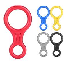 Rock Climbing Descender 35KN Figure 8 Word Rope Descender Rappel Ring Downhill Eight Ring Rappelling Gear Belay Device Equipment 2024 - buy cheap