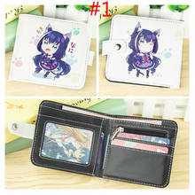 Anime Princess Connect Re Dive Short Button Wallet  Cartoon Folding Zipper Purse Coin Bag 2024 - buy cheap