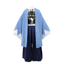 Brdwn Touken Ranbu para hombre, disfraz de Yamatonokami Yasusada, Kimono, uniforme Samurai 2024 - compra barato