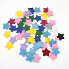 100Pcs Color Felt Cloth Pentagram Embossing DIY Craft Supplies Art Kids Hairpin Accessories Cake Plug Sign Decor Sewing Material 2024 - buy cheap