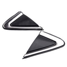 1 Pair Left & Right Side Rearview Mirror Triangle Plate Trim Fit For Nissan Sentra 2013 2014 2015 Car Decoration 2024 - buy cheap