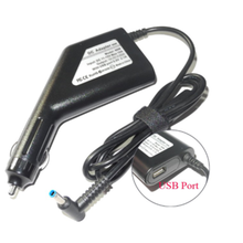 Adaptador de ordenador portátil para coche, cargador de 19,5 V, 3.33A, 4,5mm x 3,0mm, para HP Notebook HSTNN-CA15 430 G3, portátil, USB, cargador de teléfono móvil 2024 - compra barato