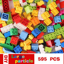 Bloques de construcción grandes para niños, 190 piezas, compatibles con bloques de construcción urbanos clásicos, juguetes educativos para montar 2024 - compra barato