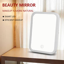 LED Makeup Mirror Light Vanity Mirror with led light Magnifying Mirror Battery Portable Folding Square Desktop Beauty 2024 - buy cheap