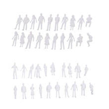 40pcs miniature figure 1/50 1/100 Architectural human scale diorama model ABS plastic people 2024 - buy cheap