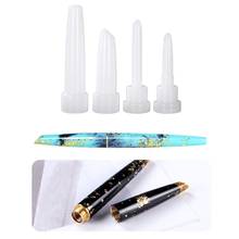 1 Set Fountain Pen Epoxy Resin Mold Cylinder Pen Shape Silicone Mould DIY Crafts Candle Casting Tool Drop shipping 2024 - buy cheap