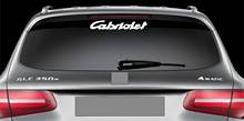 Наклейка для заднего стекла подходит для Peugeot кабриолета наклейка эмблема автомобиля логотип RW10 2024 - купить недорого