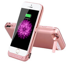Портативный зарядный чехол 10000 мАч для iPhone 6 6s 7 8, внешние чехлы для телефонов iPhone 6 Plus 7 Plus 8 Plus 6s Plus 2024 - купить недорого