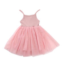 Vestido infantil de manga curta, 18 meses a 5 anos, decoração de criança, roupa de princesa 2024 - compre barato