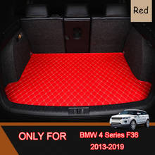 Leather Car Trunk Mat BMW F36 Carpet Tail Cargo Liner For BMW 4 Series Gran Coupe 2013-2019 Trunk Boot Mat 4Srieis Liner Pad 2024 - buy cheap