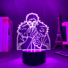 Lámpara 3d de My Hero Academia, figuras de Anime, decoración de tiras de luces Led para pared, dormitorio, luz Led de noche 2024 - compra barato