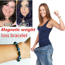 Pulseiras magnéticas para perda de peso, joias com berloque para homens e mulheres 2024 - compre barato